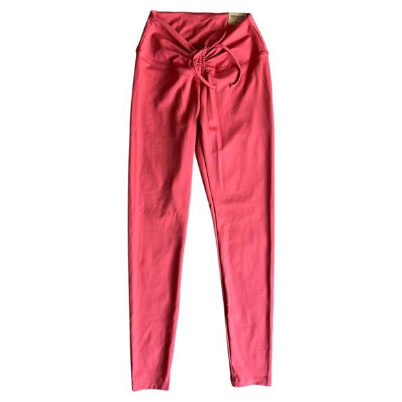 Victoria's Secret Pink Red Adjustable Waist Leggings, M - Picture 1 of 6